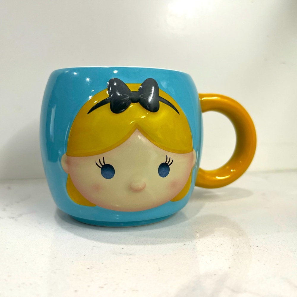 Disney Store Alice in Wonderland Tsum Tsum Coffee Mug 16oz